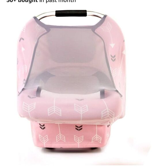 Pink Arrow Pattern Kids Car Seat Cover - Picture 4 of 8